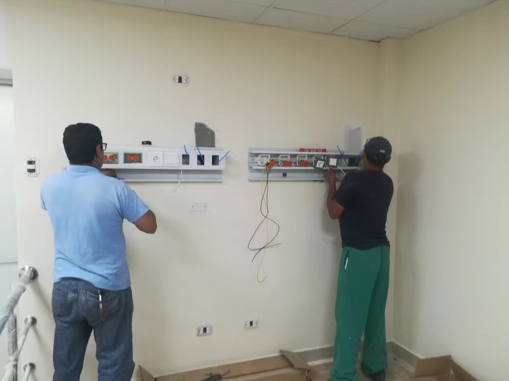 Customer hospital installation